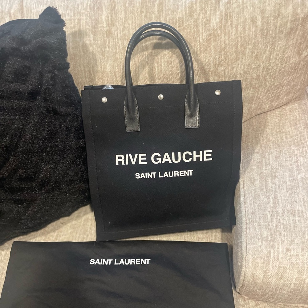 SAINT LAURENT RIVE GAUCHE NORTH/SOUTH TOTE